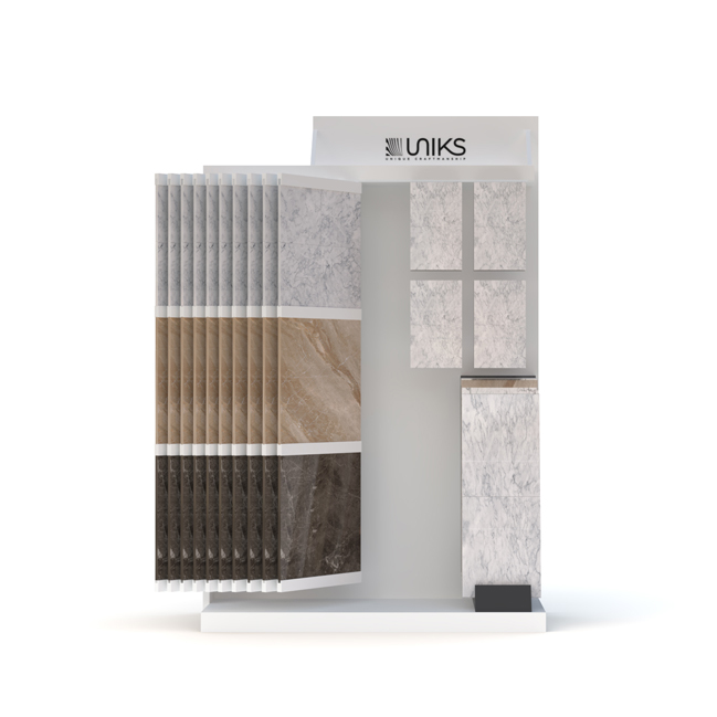 Door frame tile rack